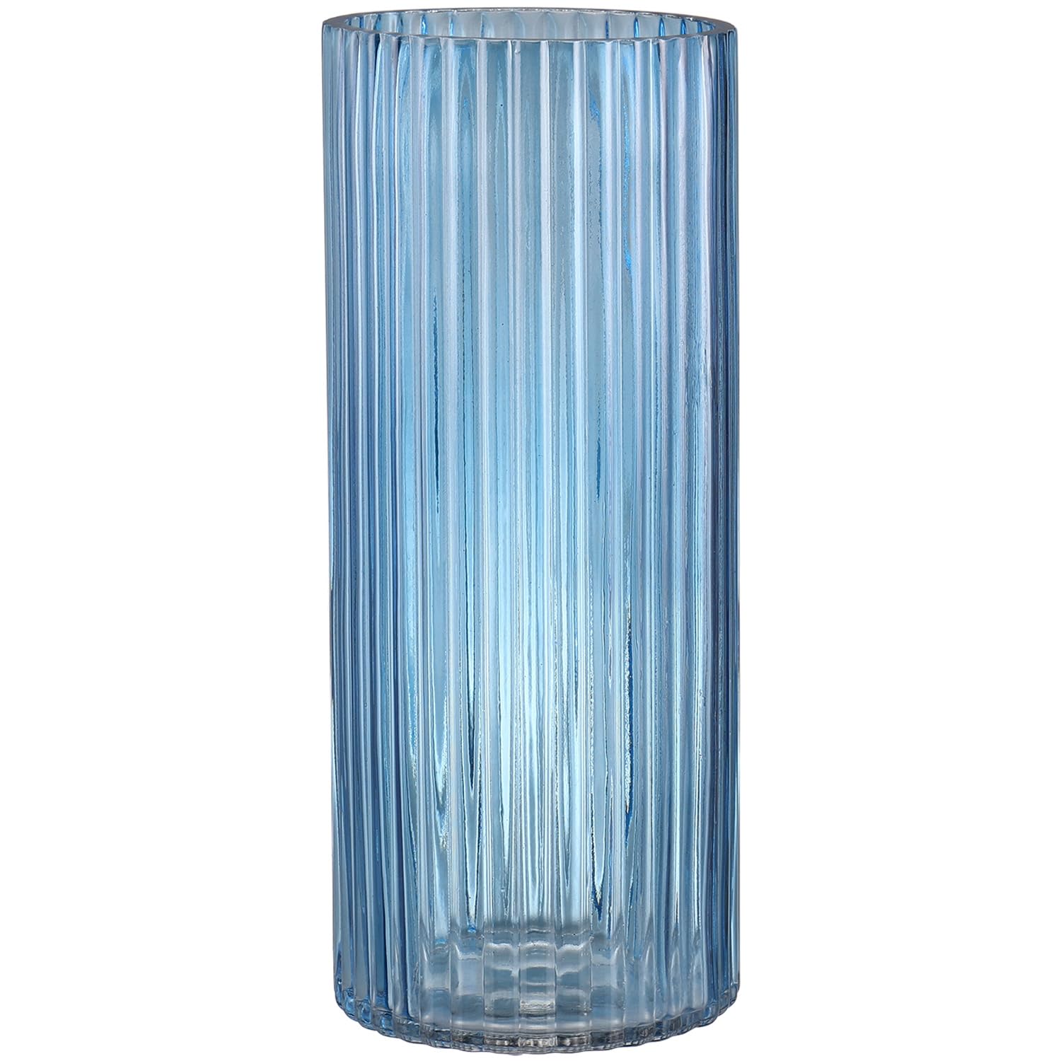 Amazon.co.jp: ストライプ ブルー 花瓶 大 : ホーム＆キッチン